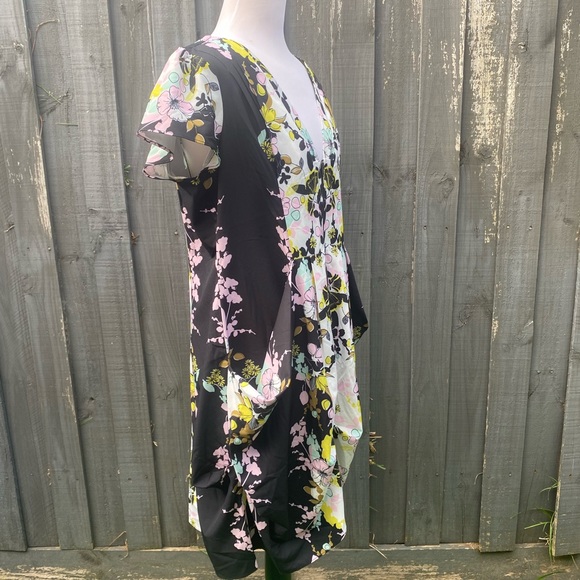 ⛔Sold⛔City Chic Printed Zip Front Tunic Dress XS AU14 - Picture 7 of 11